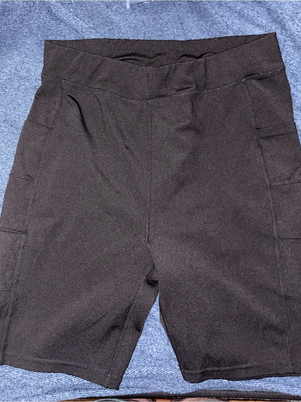 POP Fit Black Active Shorts with Side Panels